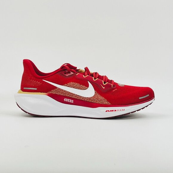 Nike Air Zoom Pegasus 41 x NFL 'San Francisco 49ers' FZ5070-600 size 11 - Picture 1 of 7